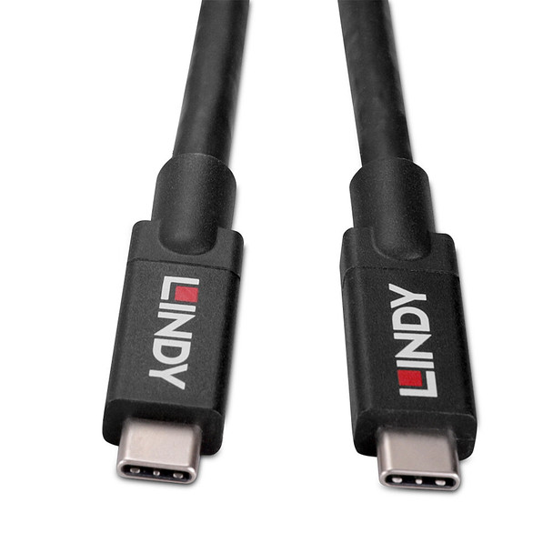 8m USB 3.2 Gen 2 Active Lindy Cable, Type C to C 8m USB 3.2 Gen 2 Active Lindy Cable, Type C to C