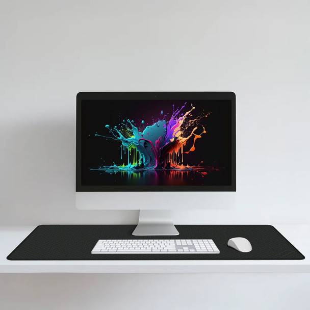 Moki Black Desk Mat 1000 x 500mm