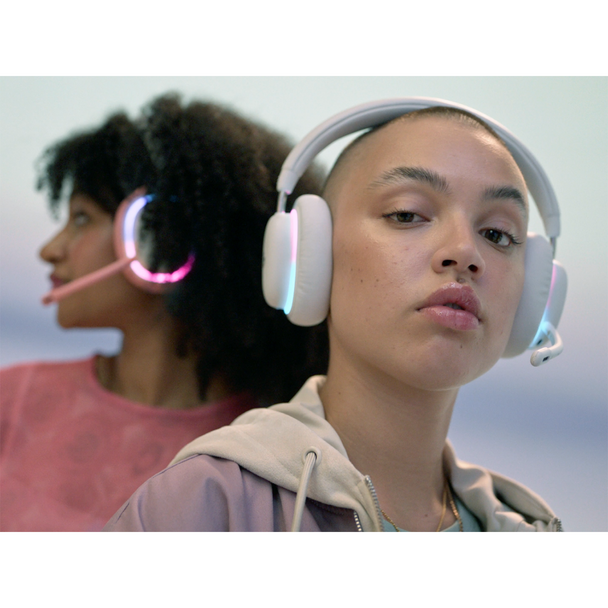 White G735 Aurora LightSpeed Wireless Gaming Headset Logitech