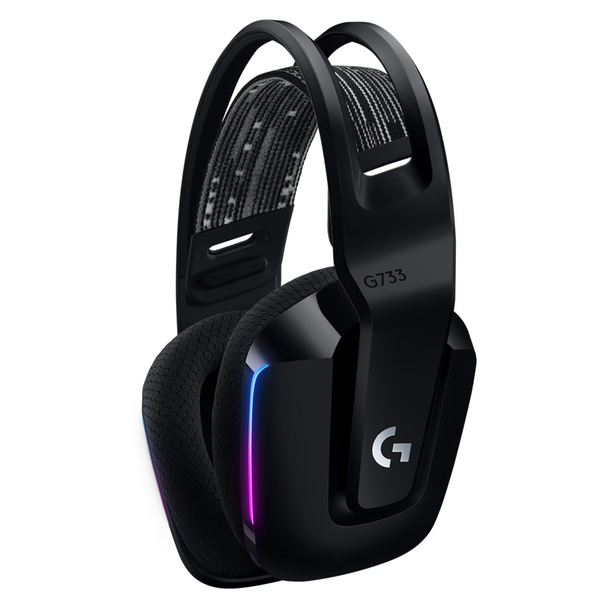 G733 LightSpeed Wireless RGB Gaming Headset Black Logitech
