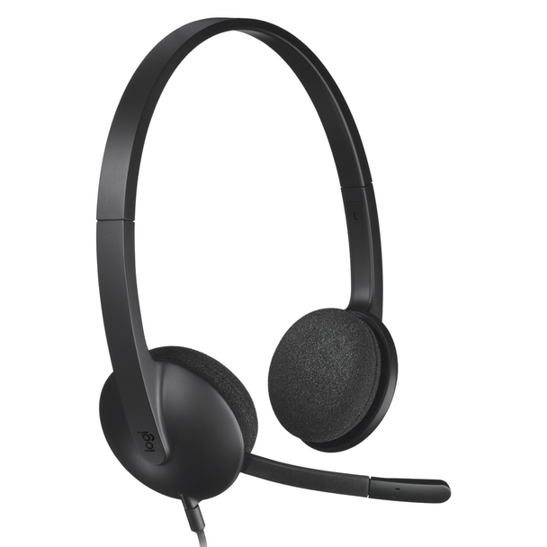 H340 Wired USB-A Headset Black Logitech