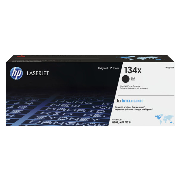 HP 134X High Yield Original LaserJet Toner Cartridge Black 2400 Pages