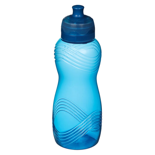 Sistema Assorted Plastic Wave Water Bottle 600ml