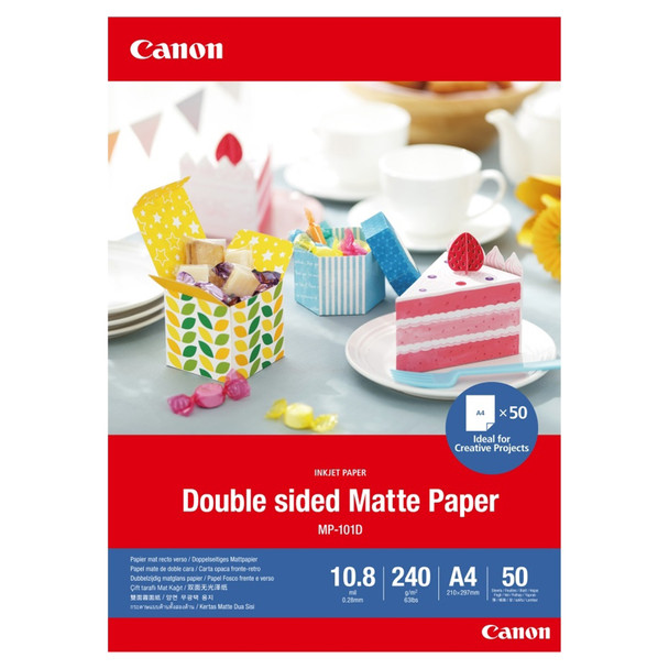 Canon MP101DA4 Double Sided Matte Paper A4 50 Sheets