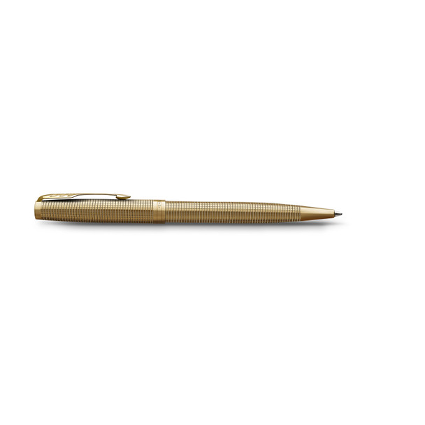 Parker Sonnet Cisele Golden Gold Trim Medium Tip Ballpoint Pen