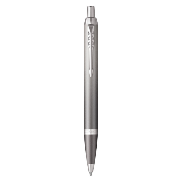 Parker IM Writing Rituals Grey Finish with Gradient Chrome Trim Ballpoint Pen Medium Tip Parker IM Writing Rituals Grey Finish with Gradient Chrome Trim Ballpoint Pen Medium Tip