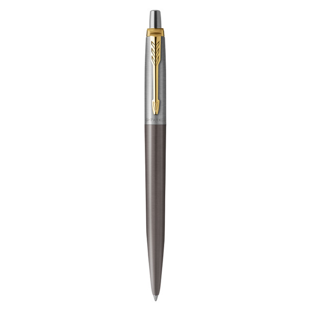 Parker Jotter XL Grey Lacquer Gold Trim Ballpoint Pen Medium Tip