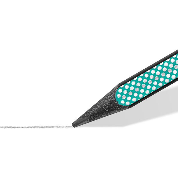 Staedtler 181 French Green Noris Graphite Pencil HB Blistercard 3 Assorted Colours
