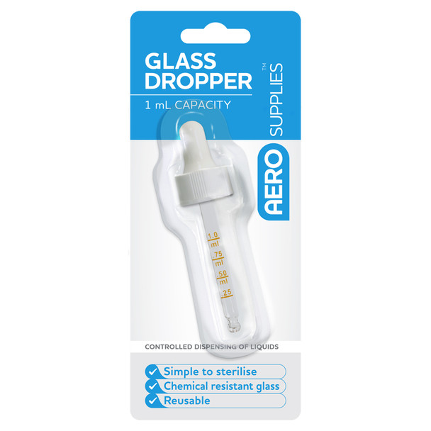 AeroSupplies Glass Dropper