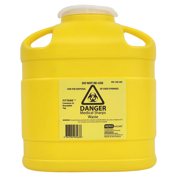 AeroHazard Sharps Disposal Container 5L