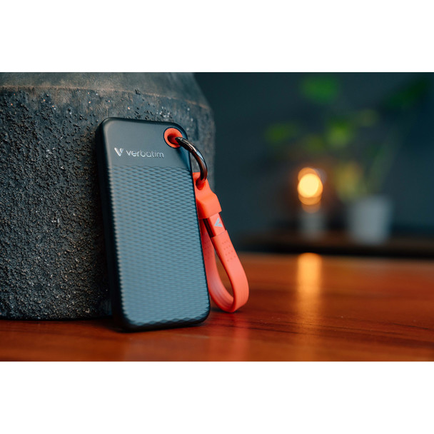 Verbatim 1TB Black/Red Pocket SSD USB 3.2 Gen 2