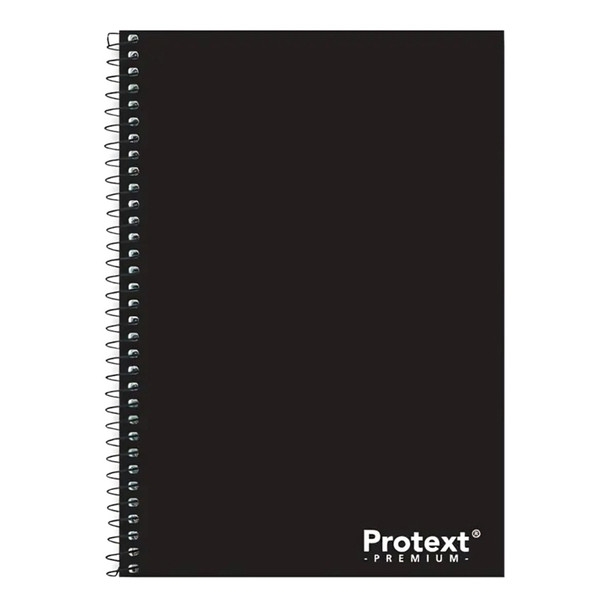 Protext Premium Spiral Notebook A5 200 Page Polypropylene Cover Black Pack of 10 Protext Premium Spiral Notebook A5 200 Page Polypropylene Cover Black Pack of 10