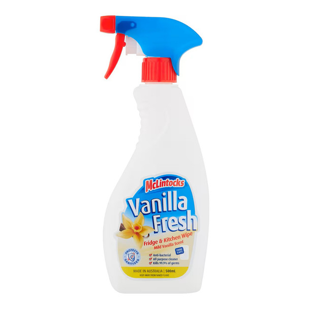 Vanilla Fresh All Purpose Cleaner Spray Bottle 500ml Case of 6