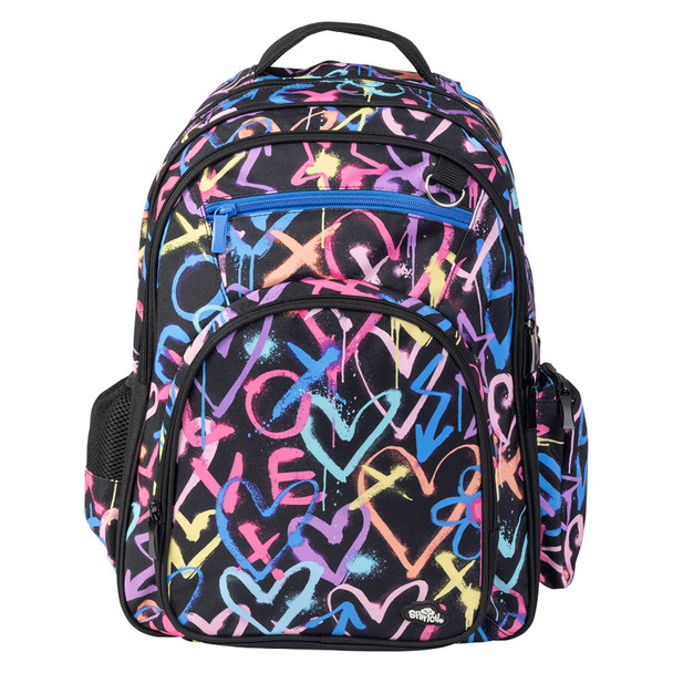 Spencil Hearts and Crosses Big Kids Backpack 45 x 35 x 18cm Spencil Hearts and Crosses Big Kids Backpack 45 x 35 x 18cm