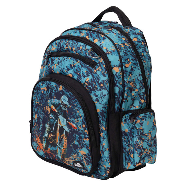 Spencil Big Kids Backpack 45 x 35 x 18cm Moto Camo Trax Spencil Big Kids Backpack 45 x 35 x 18cm Moto Camo Trax