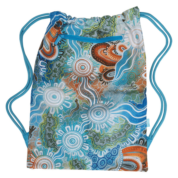 Spencil Big Drawstring Bag 50 x 37 x 2cm Pack of 3 Kalkatungu Muu Spencil Big Drawstring Bag 50 x 37 x 2cm Pack of 3 Kalkatungu Muu