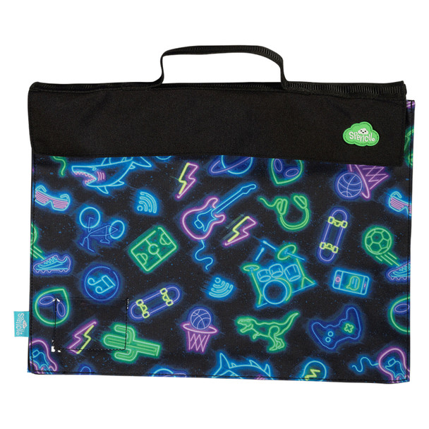 Spencil Neon Life Library Bag 30 x 37 x 3cm Pack of 3