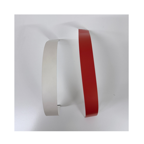 Generic White and Red Thermal Direct Wristbands – 25mm x 279.4mm | Mega Office Supplies 