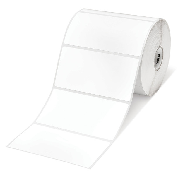 Brother RD-S03C1-3PK Die Cut Paper Adhesive Labels 102mm 810 Labels per Roll Pack of 3