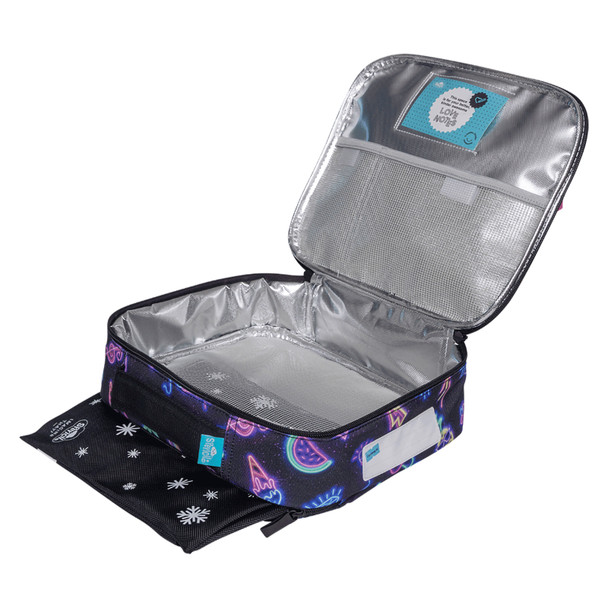 Spencil Big Cooler Lunch Bag and Chill Pack Neon Party Spencil Big Cooler Lunch Bag and Chill Pack Neon Party