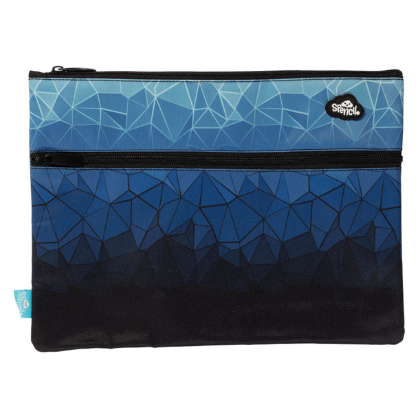 Spencil Fractal A4 Twin Zip Pencil Case Spencil Fractal A4 Twin Zip Pencil Case