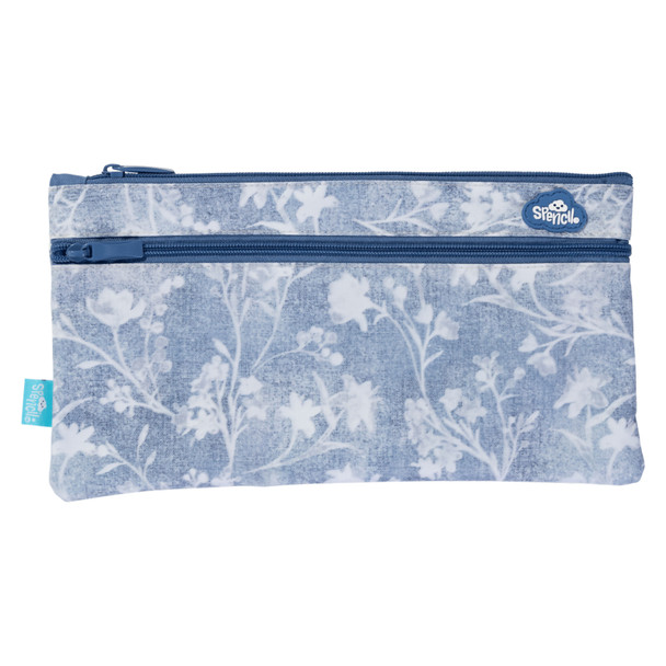 Spencil Denim Daze Twin Zip Pencil Case Spencil Denim Daze Twin Zip Pencil Case