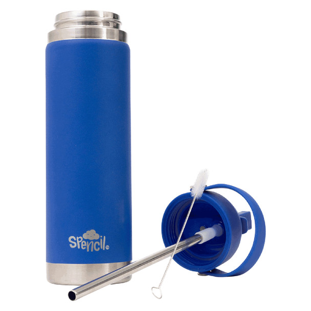 Spencil Azure Big Insulated Water Bottle 650ml Spencil Azure Big Insulated Water Bottle 650ml