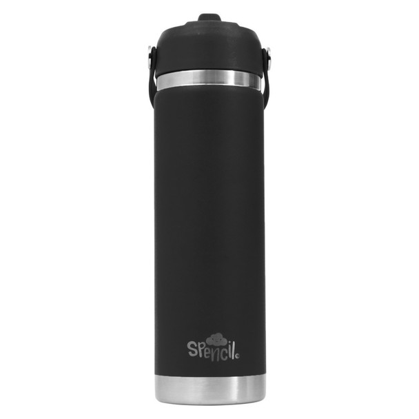 Black Big Insulated Water Bottle 650ml Spencil Black Big Insulated Water Bottle 650ml Spencil