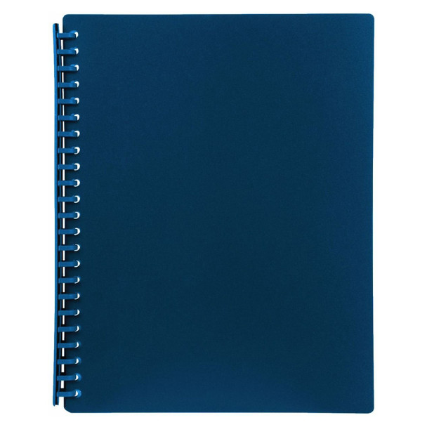 Osmer Refillable Display Book Dark Blue Pack of 24