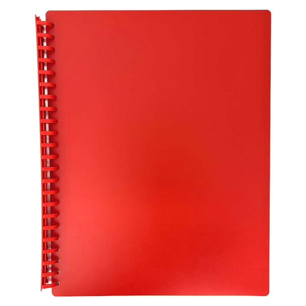 Osmer Refillable Display Book Red Pack of 24