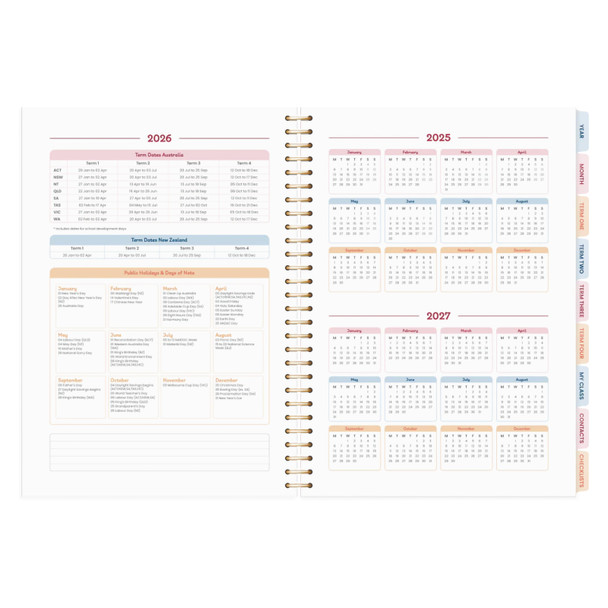 'Stronger Together' Elizabeth Richards Teacher Planner 2026