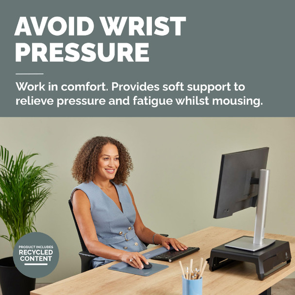 Breyta Wrist Rest Mousepad Marine Fellowes