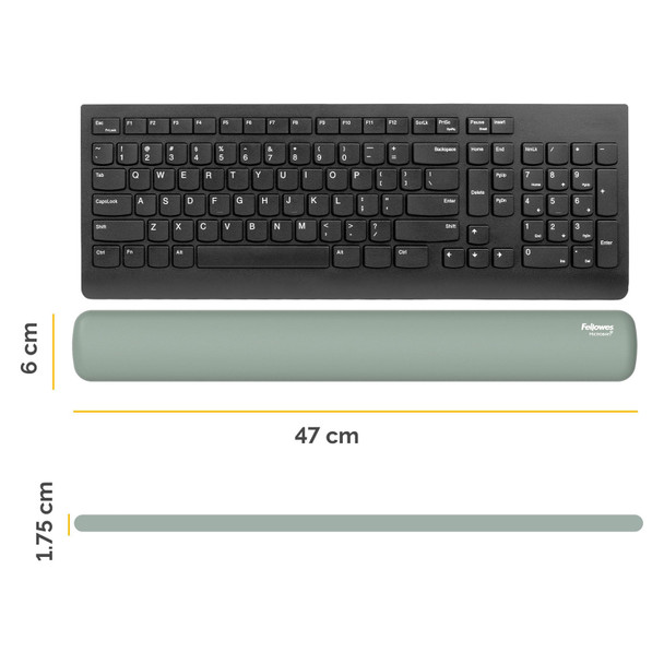 Fellowes Breyta Wrist Rest Keyboard Sage