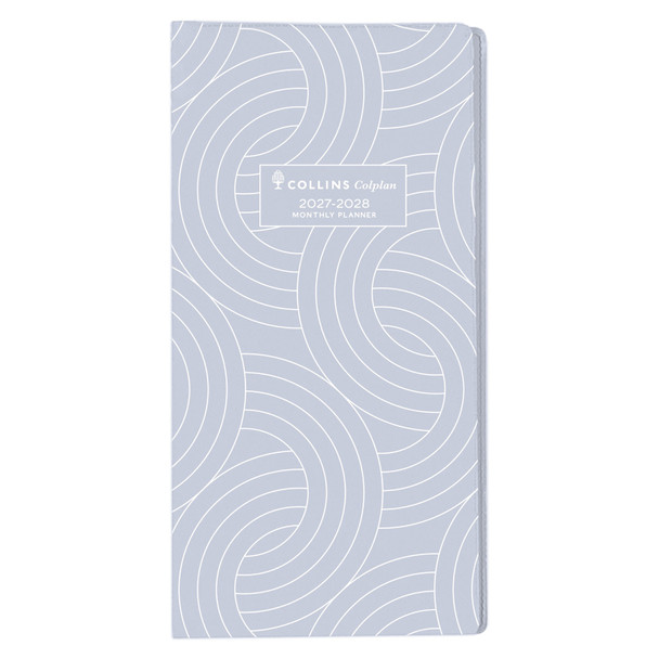 Collins Colplan Planner Diary 2027-2028 B6/7 Month To A View Grey