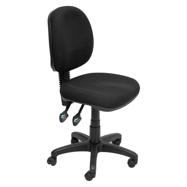 Rapidline EC070BM Medium Back Operator Chair Black Fabric