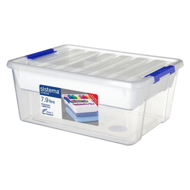 Sistema Storage 7.9L with Tray Dark Blue