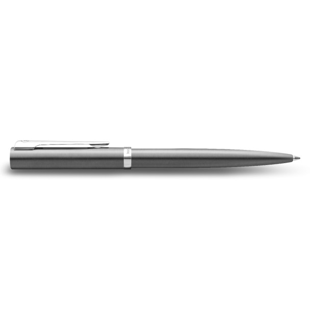 Waterman Impression Ballpoint Pen Gift Box Stainless Steel with Chrome Trim Medium Tip Blue Ink