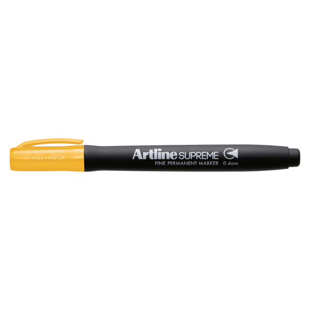 Artline Supreme Permanent Marker 0.4mm Yellow
