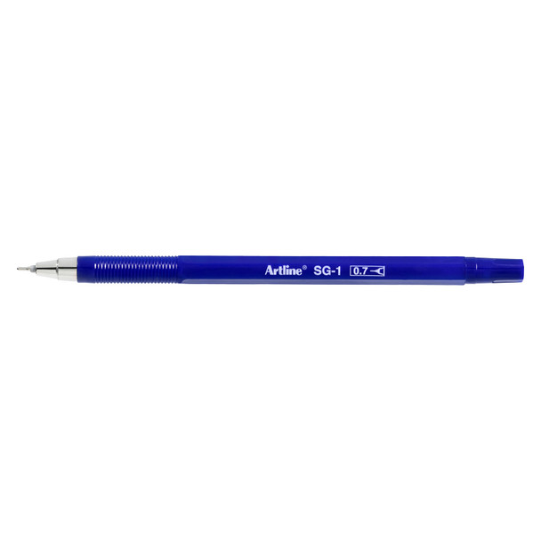 Artline SG-1 Blue Needle Tip Ballpoint Pen 0.7mm Box of 12