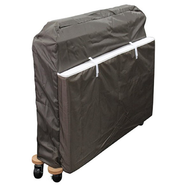 Compass Metal Holiday Cot Folding Vanilla White