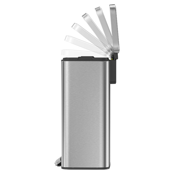Compass 50L Pedal Bin Brushed Stainless Steel