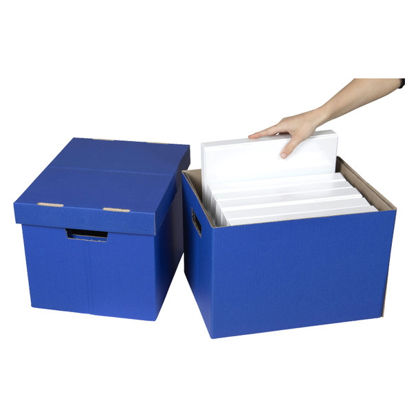 Marbig Archive Box Assorted Coloured Sto-Aways Pack of 2