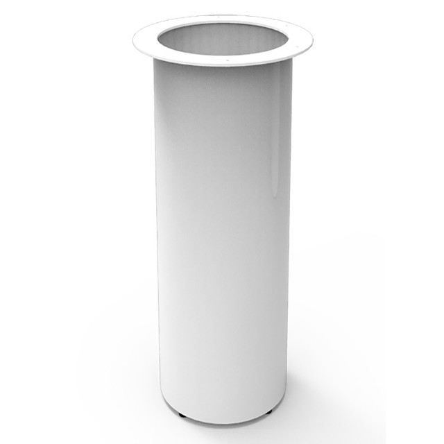 Drum Table Base 450 Dia x 1025mm H Wht Mega Office Supplies