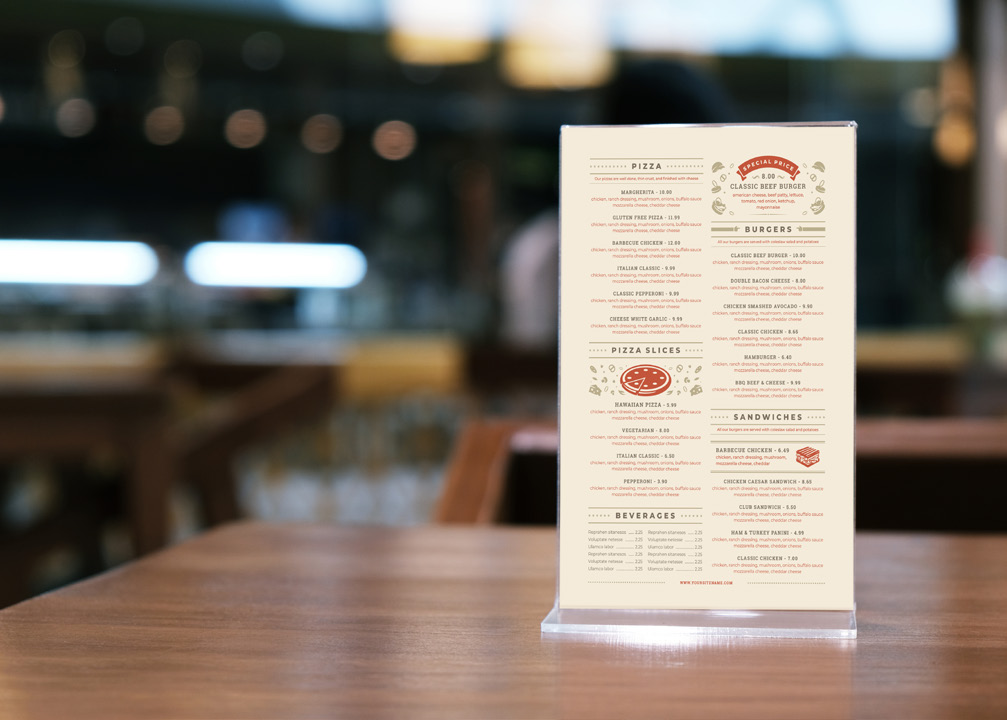 Cafe And Restaurants Workspace