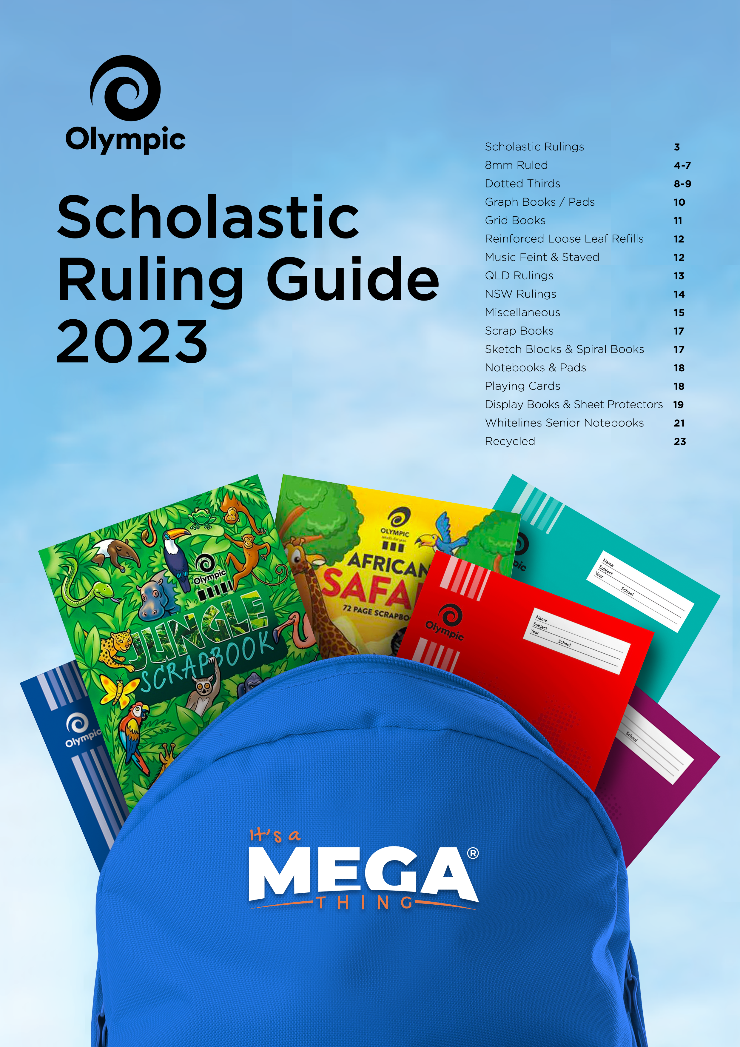 scholastic ruling guide catalogue | Mega Office Supplies