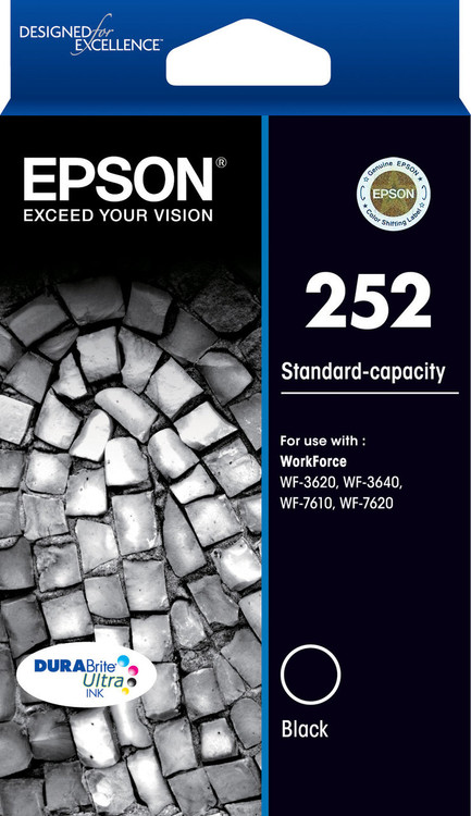 Epson 252 Ink Cartridge Blk | Mega Supplies
