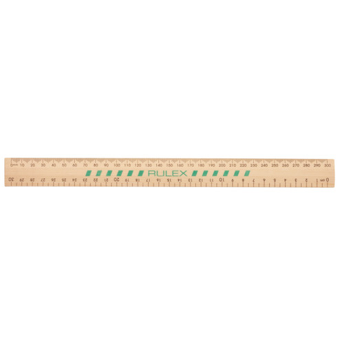 CELCO Polished Wood Ruler 30cm