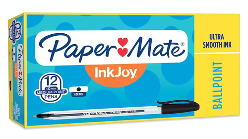 Papermate Inkjoy 100 Ink Ball Point Pens 1.0mm Medium Nib Office Work School