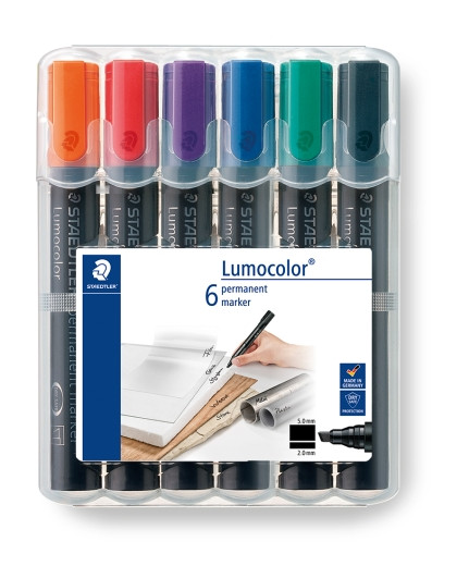 Staedtler Lumocolor 356 B WP6. Rotuladores De Colores Para - View #10