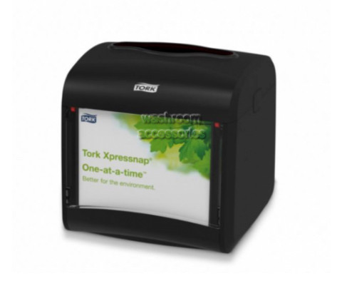 New Tork Xpressnap Tabletop Napkin Dispenser - 7.9W X 5.9D X 6.1H - Black